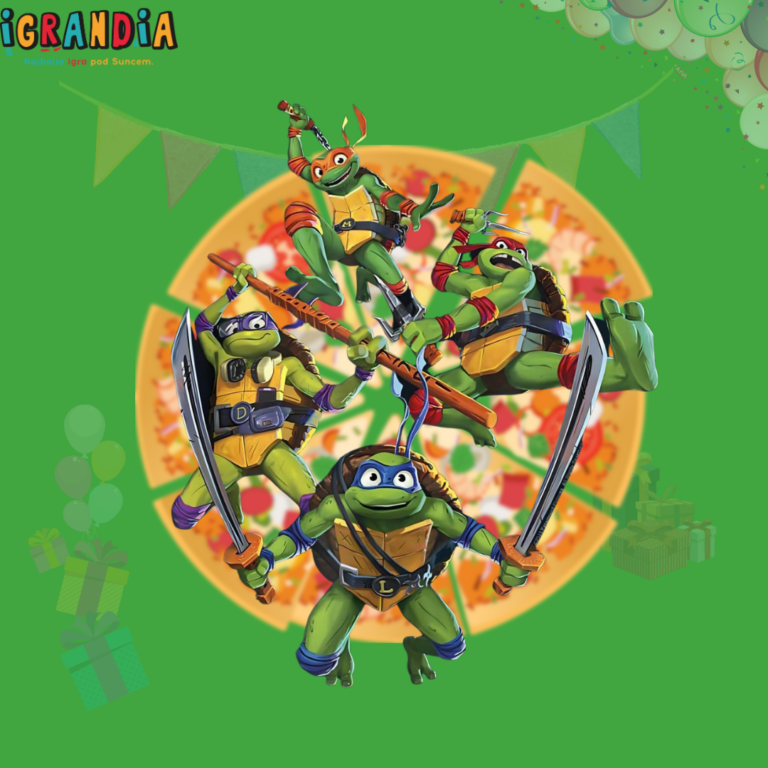 Ninja turtles  – NOVI ROĐENDANSKI PAKET